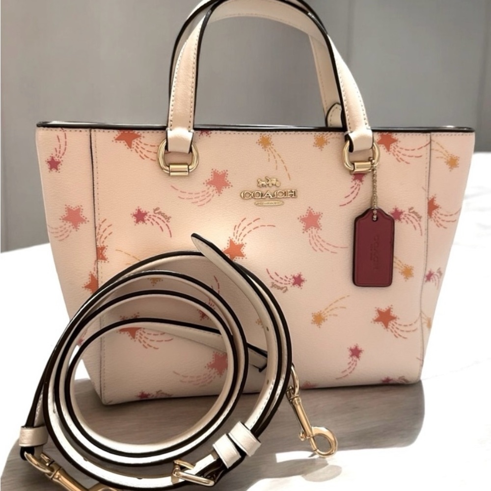 NWOT Coach Alice Satchel LIMITED EDITION Shooting Star Print Bag!
